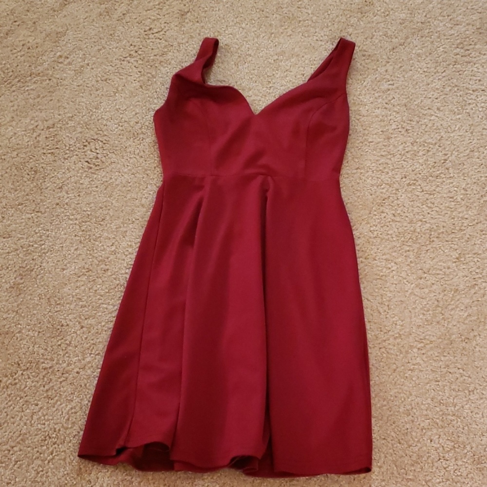 Maroon Dress